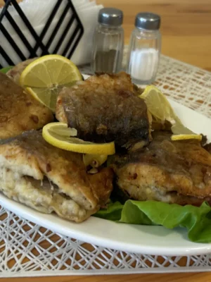 Pstrąg smażony w dzwonkach 1kg