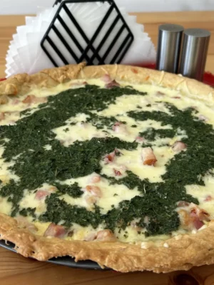 Catering - Tarta szpinak, ser, szynka